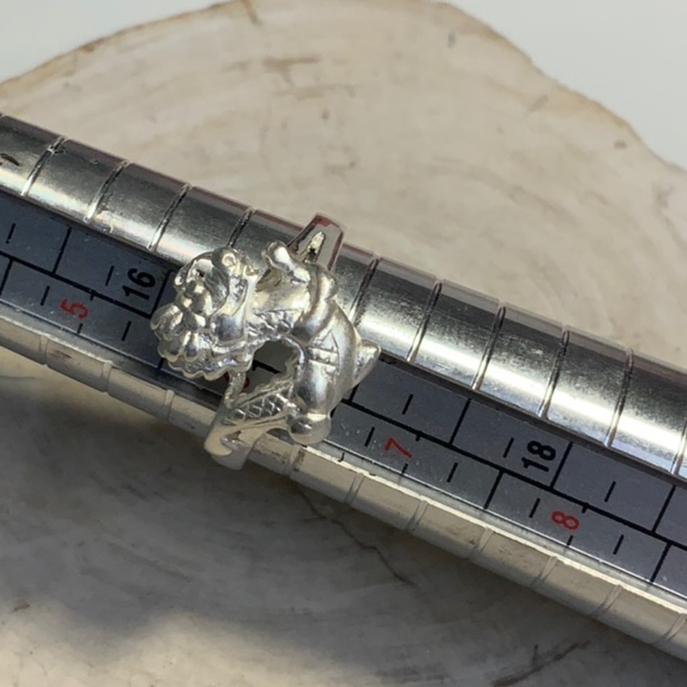 Unique Sterling Silver Dragon Ring - image 4